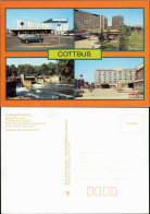 Cottbus Bahnhof, Im Zentrum, Kleines Spreewehr, Hotel "Lausitz" 1988 - Cottbus