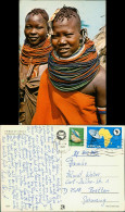 Postcard _Allgemein Menschen Typen Kenia; Tribes, Turkana Girls 1981 - Kenya