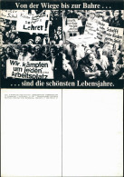 Politik Von Der Wiege Bis Zur Bahre.. Schönsten Lebenjahre" Demonstration 1970 - Contemporain (à Partir De 1950)