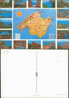 Mallorca Mallorca (Allgemein) Mehrbildkarte Mit Insel Landkarte (Map) 1970 - Altri & Non Classificati