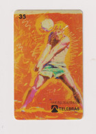 BRASIL -   Olympic Volleyball Inductive Phonecard - Brazil