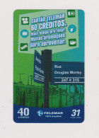 BRASIL -   Sign Post Inductive Phonecard - Brazilië