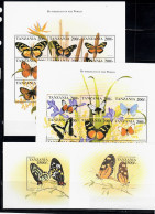 Tanzania -1999 Butterflies From Around The World.MNH** - Tanzania (1964-...)