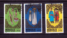 MONGOLIE - 1987 . Artisanat / Bijoux . Oblitérés. - Mongolie