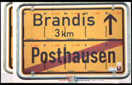 Privatpost Leipzig Postfrisch 2 Folienblätter Posthausen #GZ642 - Posta Privata & Locale