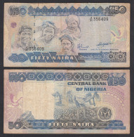 Nigeria 50 Naira Banknote (1984-2000) Pick 27b Sig.9  VG (5)    (31946 - Other - Africa