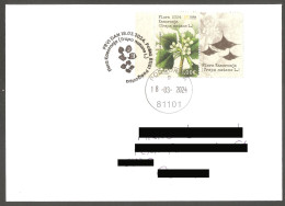 Montenegro,FDC- Letter,Flora 18.03.2024 - Montenegro