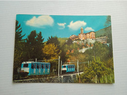 CARTOLINE: LOCARNO - IL SANTUARIO DELLA MADONNA DEL SASSO (FUNIVIA) VIAGGIATA - F/G - COLORI - LEGGI - Collezioni E Lotti