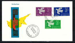ZYPERN FDC Mit Komplettsatz Der Europamarken 1962 (2) - Siehe Bild - Brieven En Documenten