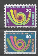 Liechtenstein 1973.  Europa Mi 579-80  (**) - 1973