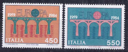 Europa 1984. Italia Mi 1886-87 Sc 1594-95 Yv 1618-19 (**) - 1984
