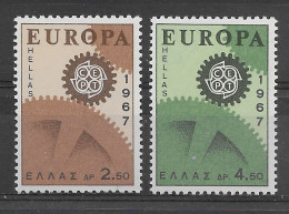 Grecia 1967.  Europa Mi 948-49  (**) - 1967