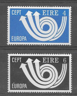 Irlanda 1973.  Europa Mi 289-90  (**) - 1973