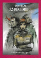 CPM.   Cart'Com.   BD.   Enki Bilal.   "32 Décembre".    Postcard. - Bandes Dessinées