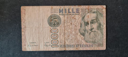 Italie - Billet - Bien - 2 Scan(s) - Ref 035 - 1000 Liras