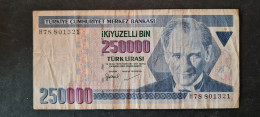 Turquie - Billet - Bien - 2 Scan(s) - Ref 036 - Turkey