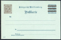 ALLEMAGNE - WURTEMBERG / 1908 ENTIER POSTAL DE SERVICE SURCHARGE (ref 8352) - Enteros Postales