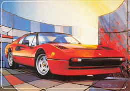 CPSM Ferrari 208 Turbo-Bracq-Timbre   L2731 - Verzamelingen & Kavels