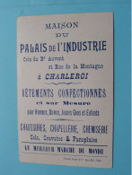 Maison Du PALAIS De L'INDUSTRIE à CHARLEROI Coin Bd AUVENT ( Carte Publi Verger Paris ) Anno 19?? ( Voir / Zie SCANS ) - Charleroi