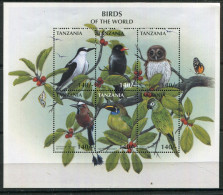 Tanzanie ** N° 2154 à 2159 En Feuillet - Oiseaux - Tanzania (1964-...)