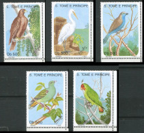 St Thomas Et Prince ** N° 1157 à 1161 - Oiseaux - São Tomé Und Príncipe