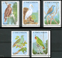 St Thomas Et Prince ** N° 1157 à 1161 - Oiseaux - Sao Tome And Principe