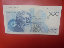 BELGIQUE 500 Francs 1982-1998 Circuler (B.33) - 500 Franchi