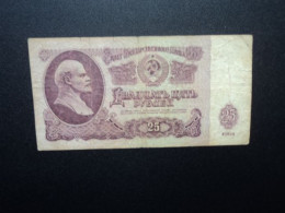 U.R.S.S. * : 25 ROUBLES   1961    P 234b     Presque TB ** - Rusia