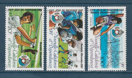 Nouvelle Calédonie - YT N° 546 à 548 ** - Neuf Sans Charnière - 1987 - Unused Stamps