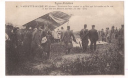 LYON AVIATION : HAUVETTE MICHELIN Sur ANTOINETTE Bute Un Pylône Mais 1910 - ACCIDENT MORTEL - - Incidenti