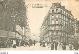 PARIS XIXem RUE DE BELLEVILLE PRISE DE LA RUE DES PYRENEES - Arrondissement: 19