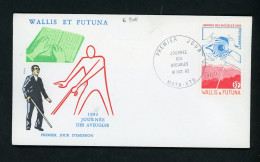 WALLIS ET FUTUNA : FDC JOURNÉE DES AVEUGLES PA  N° Yvert 120 Obli. 1er JOUR MATA-UTU Du 18/10/82 - FDC