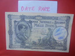 BELGIQUE 1000 FRANCS 1927 RARE ! Circuler COTES:50-100-250 EURO (B.33) - 1000 Francs & 1000 Francs-200 Belgas