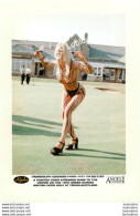 FEMME EN PANTHERE EN 1997 DANS UN OPEN GOLF GRANDE PHOTO DE PRESSE  AGENCE ANGELI  21x15CM R2 - Pin-up