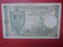 BELGIQUE 1000 FRANCS 1939 Circuler COTES:20-40-100 EURO (B.33) - 1000 Francos & 1000 Francos-200 Belgas