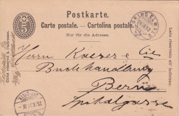 PK 18  Grindelwald - Bern        1890 - Interi Postali