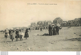 LUC SUR MER VUE DE LA PLAGE A MAREE BASSE - Luc Sur Mer