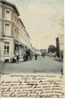 Chatelineau Rue Eudore Pirmez Colorée Et Circulée En 1905 - Châtelet