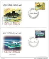 2003 - 701 à 702 - Ile Bora Bora - 9 - FDC