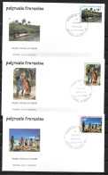 1993 - 440 à 442 - Journée Mondiale Du Tourisme - 4 - FDC