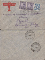 Congo Belge1938- Lettre Par Avion De Belgique à Destination Thysville-Bas Congo Belge . "Poortman"... (EB) AR-02155 - Used Stamps