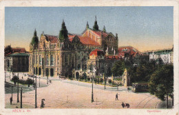 ALLEMAGNE - Koln A Rh - Opernhaus - Vue Panoramique - Des Gens Sur La Rue - Carte Postale Ancienne - Other & Unclassified