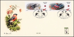 DUOSTAMP/MYSTAMP° - FDC S.PA.B. - Bouvreuil / Goudvink / Gimpel / Bullfinch / Pyrrhula Pyrrhula - BUZIN - Briefe U. Dokumente