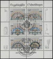 3057-3062 Schwibbogen-Kleinbogen 1986, Mit ESSt Berlin - Gebraucht