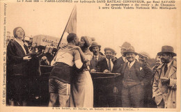 RENE-SAVARD- LE 9 AOUT 1930- PARIS-LONDRES SUR HYDROCYCLE SANS BATEAU CONVOYEUR LE SYMPATIQUE AU REVOIR.... - Cycling