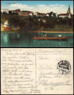 Ansichtskarte Leisnig Stadt - Ruderer Auf Dem Fluß 1915  Gel. Feldpost - Leisnig