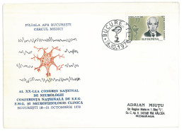 COV 92 - 312 National Congress Of Neurology, Romania - Cover - Used - 1978 - Médecine