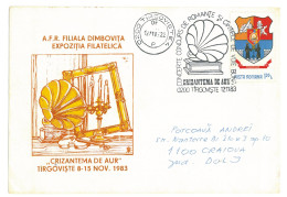 COV 92 - 3083 Music, Gramophone, CRIZANTEMA De AUR, Targoviste, Romania - Cover - Used - 1983 - Maximum Cards & Covers