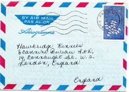 76284 - Frankreich - 1962 - 0,50F CEPT '61 EF A Aerogramm PARIS -> Grossbritannien - 1961