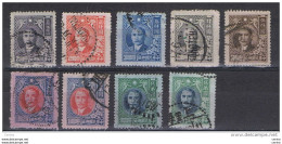 CHINA:  1947/48  SUN-YAT-SEN  -  LOT  9  USED  STAMPS  -  YV/TELL. 568//583 - 1912-1949 République